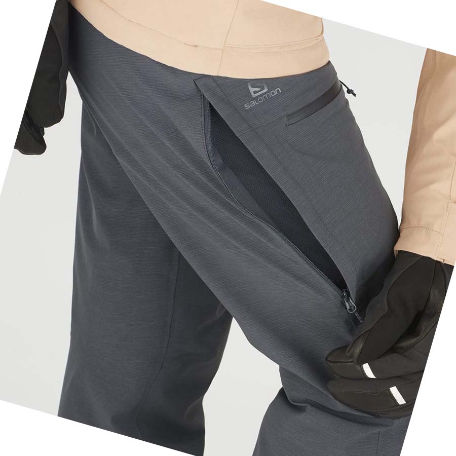 Pantalones De Esquí Salomon PROOF LIGHT Mujer Grises | MX 2335SGL